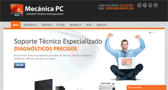 Desktop Screenshot of mecanicapc.com