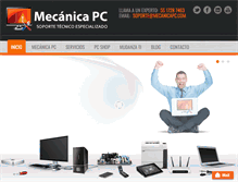 Tablet Screenshot of mecanicapc.com